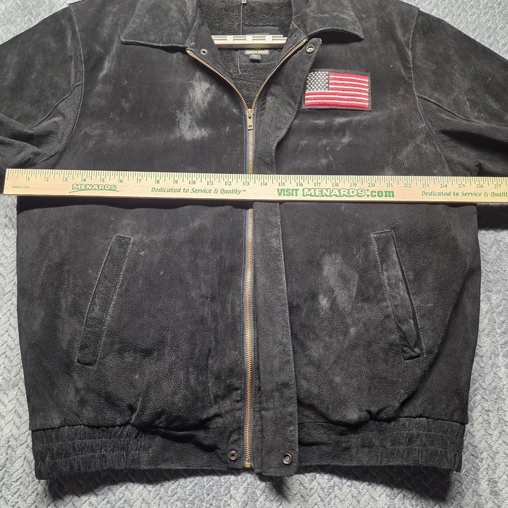 Motorcycle‎ Jacket Men's XXL USA Eagle Ameri Mode… - image 9